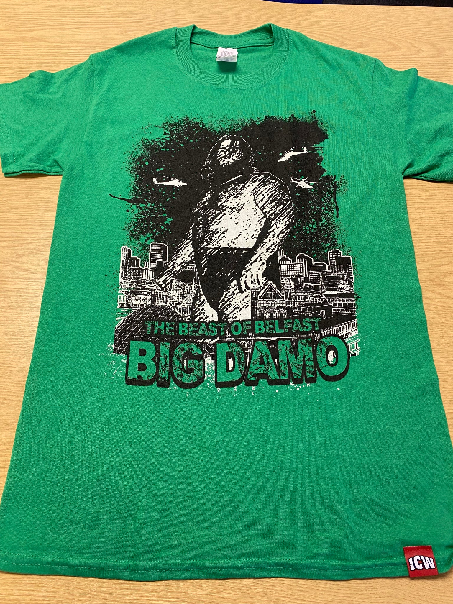‘Beast Of Belfast’ Big Damo Tee – Insane Championship Wrestling