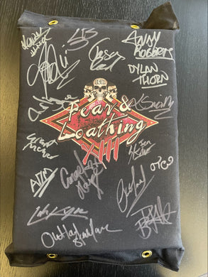 Fear & Loathing XIII Turnbuckle Pad Signed by roster (ONE OF A KIND!)